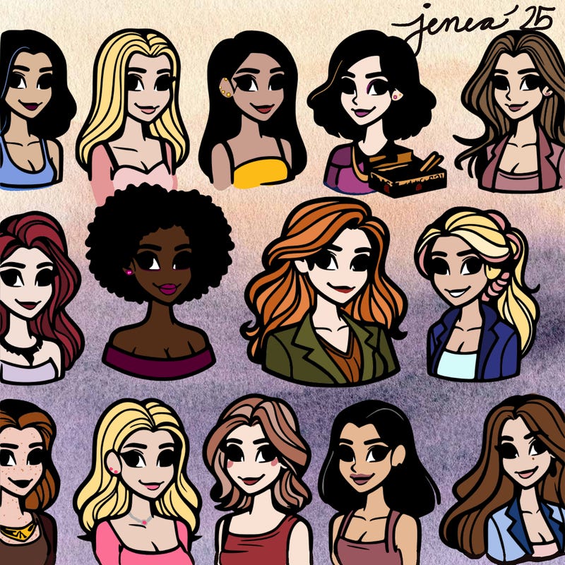 many different women