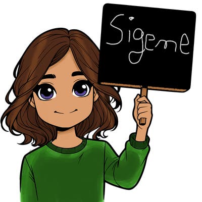 realistic girl holding up a sign