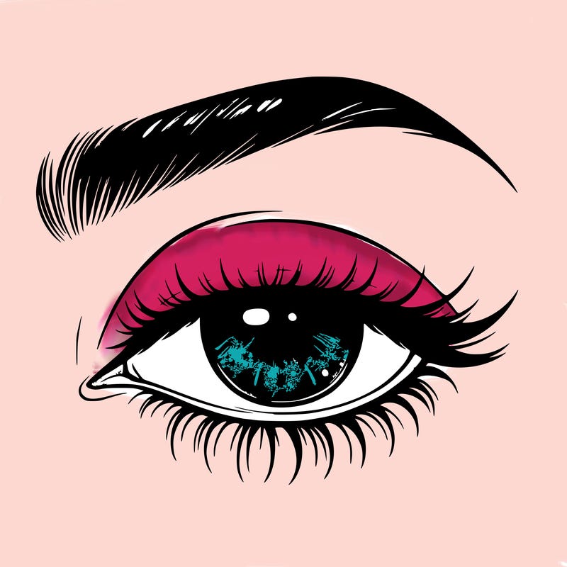 eye closed realistic