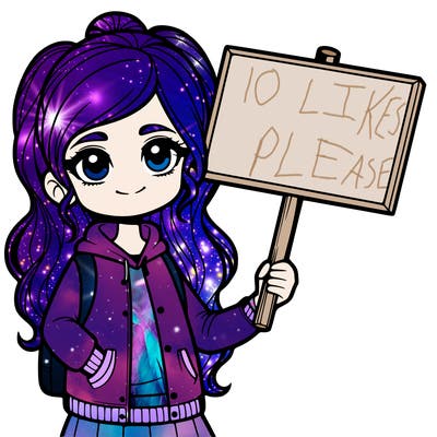 girl with sign