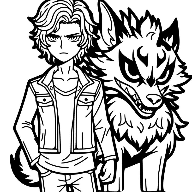 sirius black next to a grim