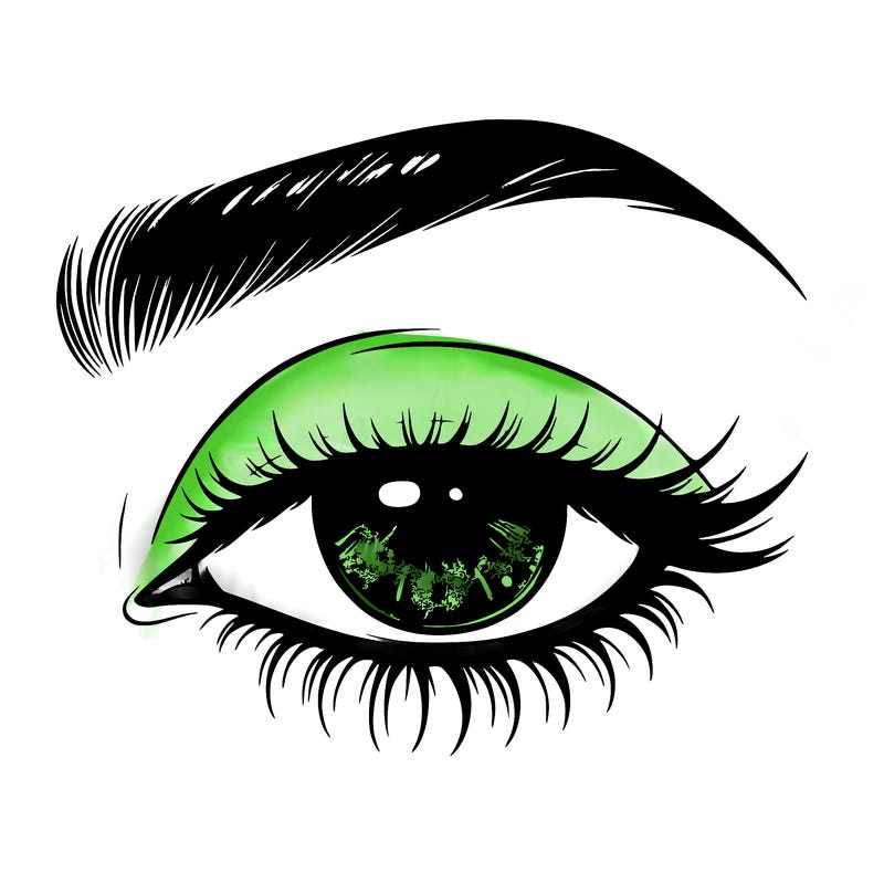 eye closed realistic