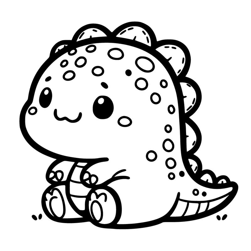 cute! chubby dinosaur