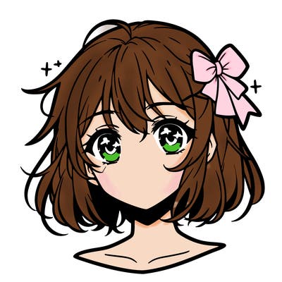 anime girl face