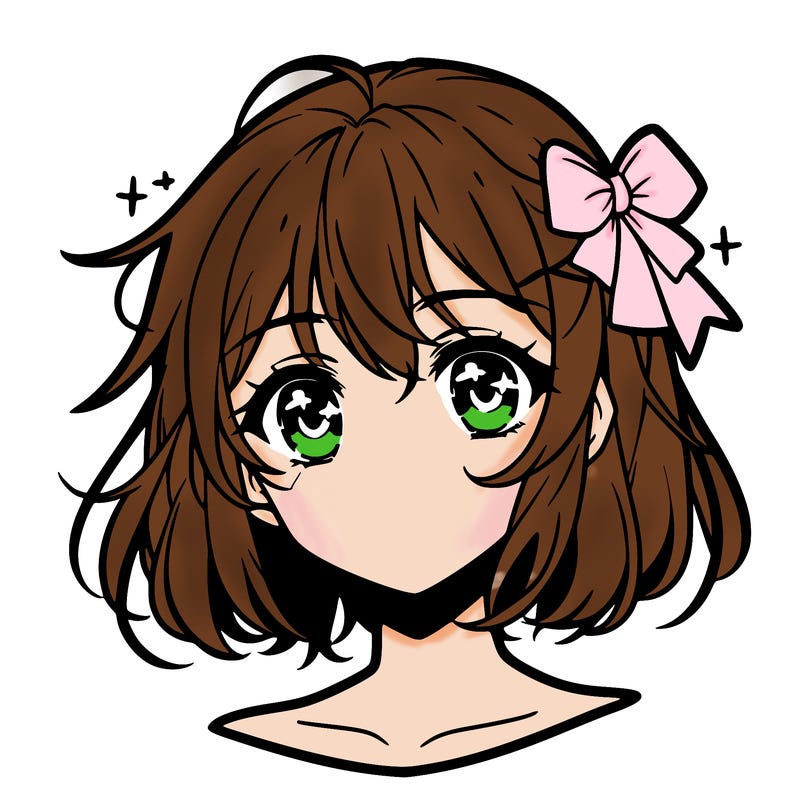anime girl face