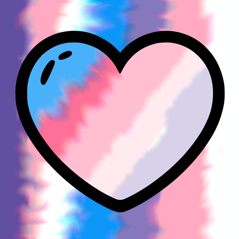 a blank heart