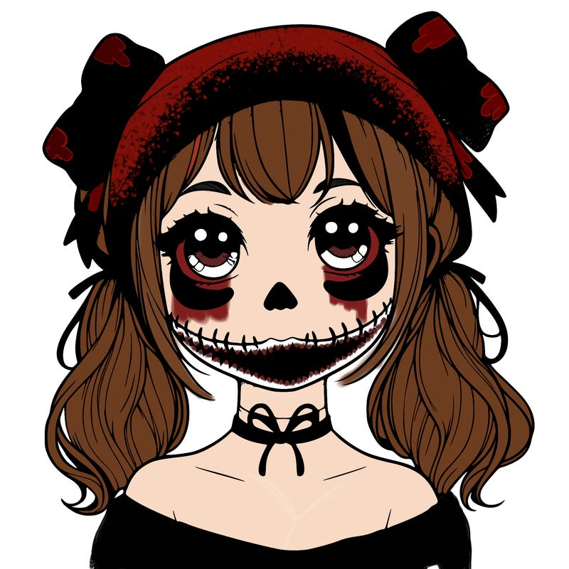 realistic girl halloween