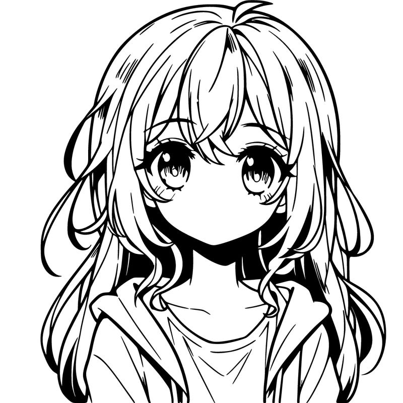manga girl cute