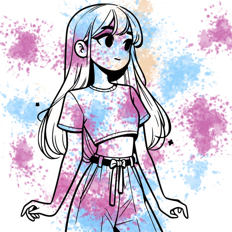 girl in a cute crop top