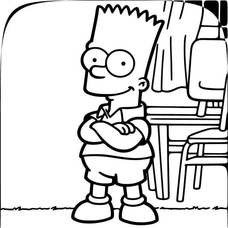 bart standing up