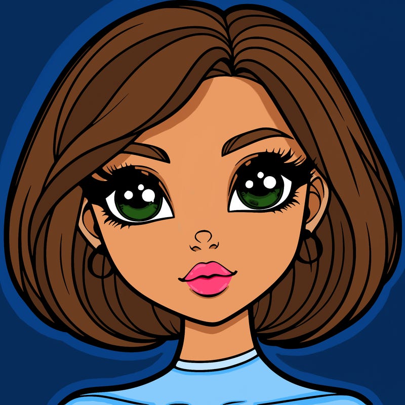 beautiful girl with siren eyes,short hair