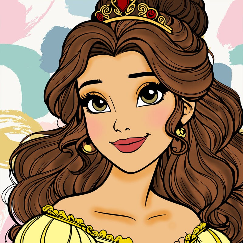 realistic disney princess