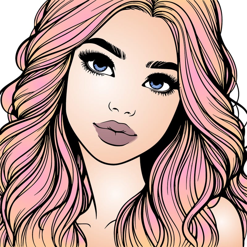 beautiful realistic girl