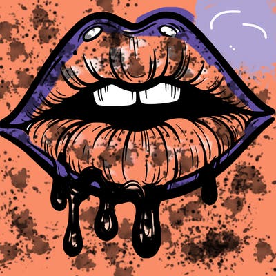 lips that look realistic and drip