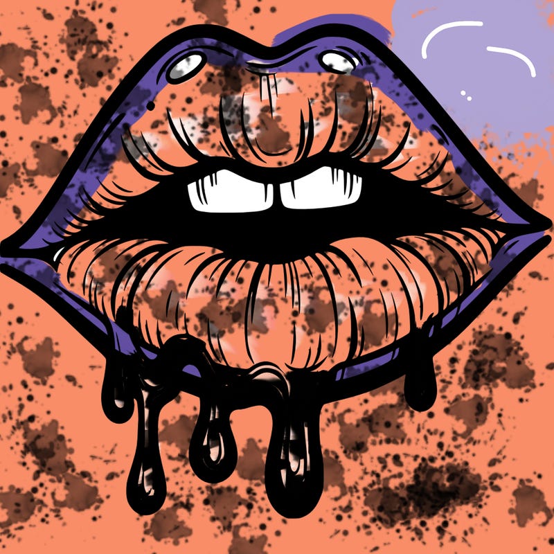 lips that look realistic and drip