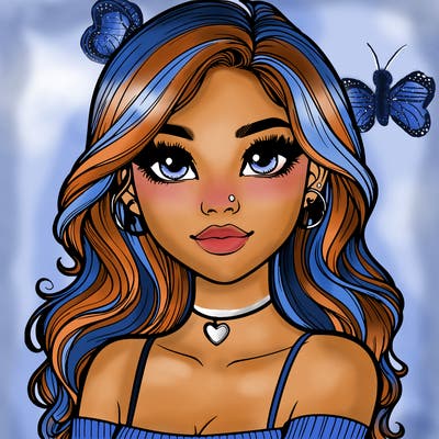 realistic pretty girl