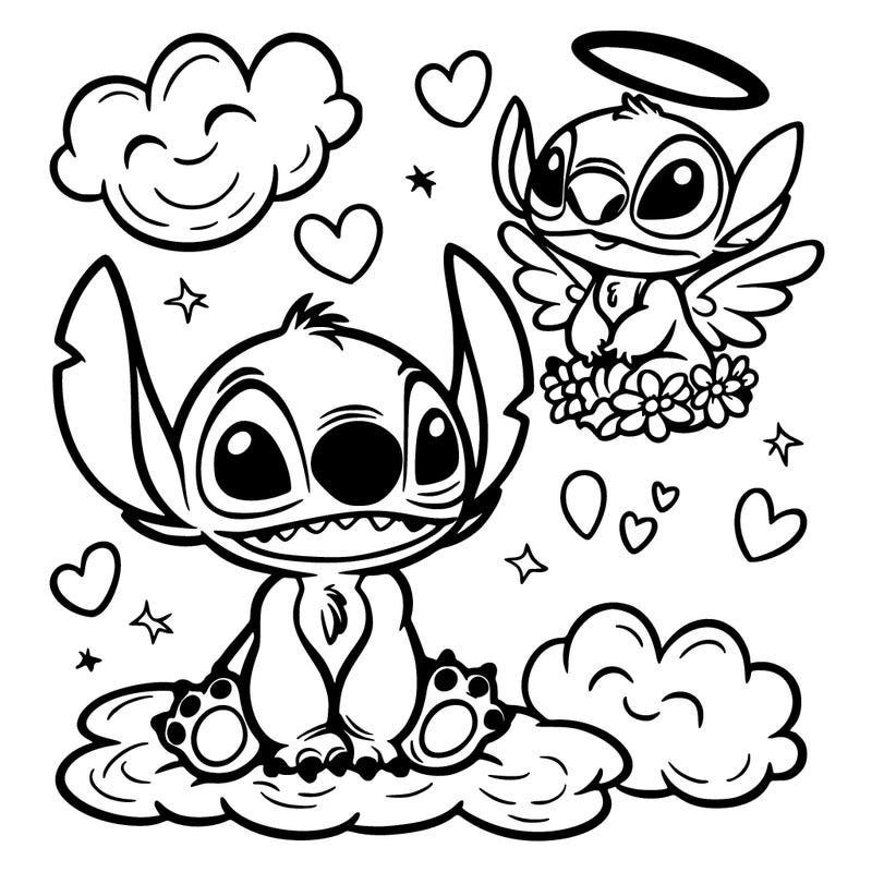 stitch and angel