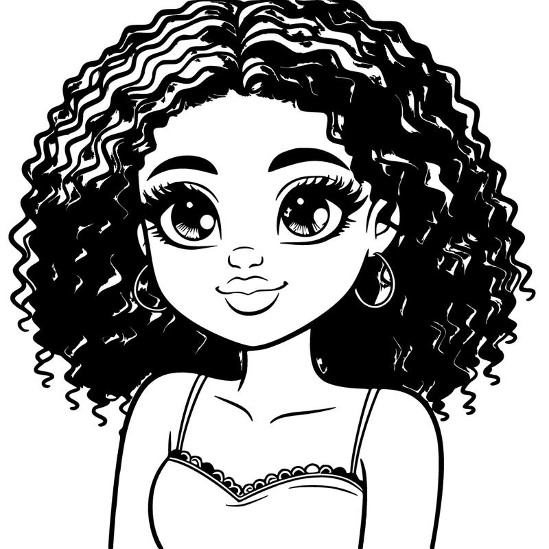 beautiful black girl