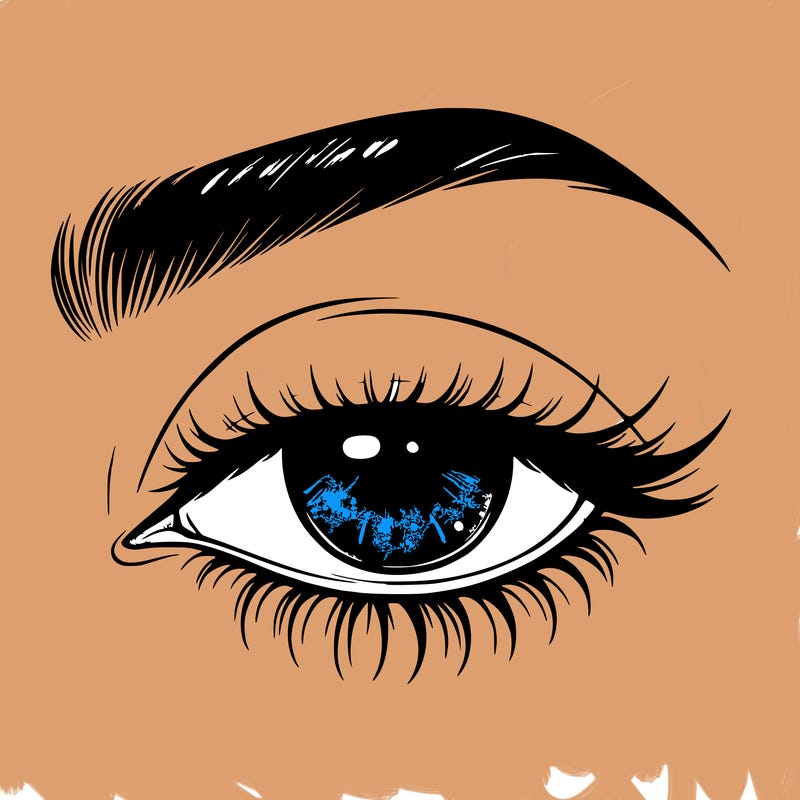 eye closed realistic