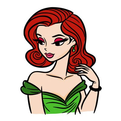 an elegant woman