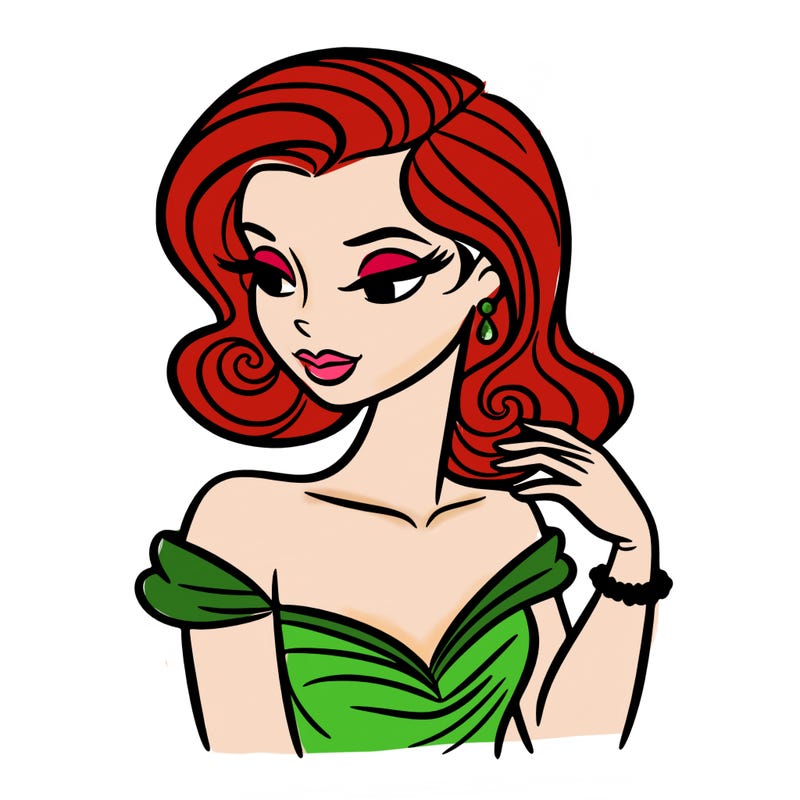 an elegant woman