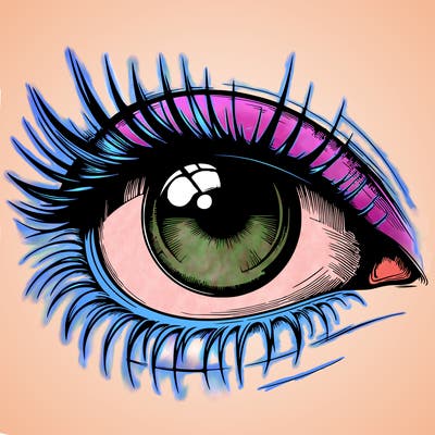 realistic eye