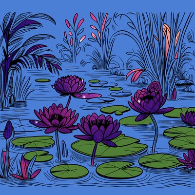 monet's water lilies