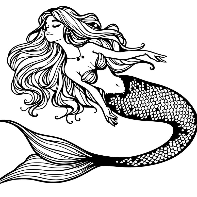 mermaid realistic