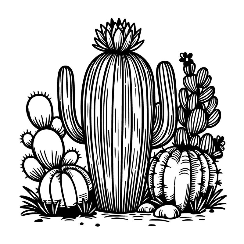 realistic cactus