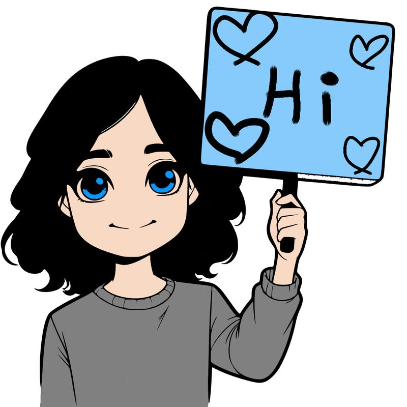 realistic girl holding up a sign