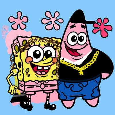 sponge bob with patrick