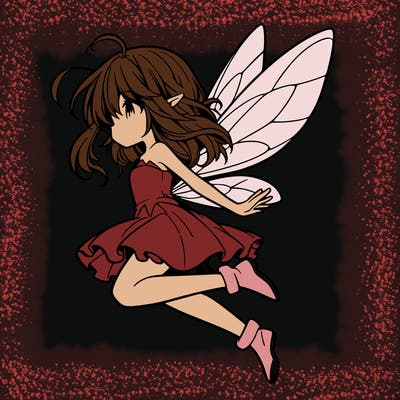 manga fairy flying