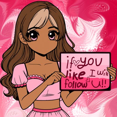 realistic pretty girl holding blank sign