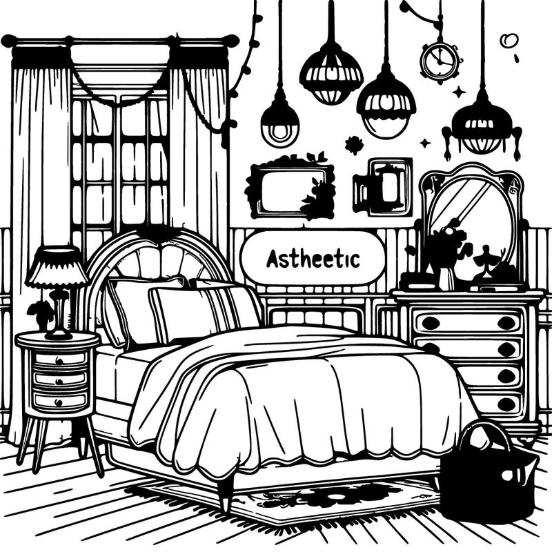 aesthetic bedroom vintage