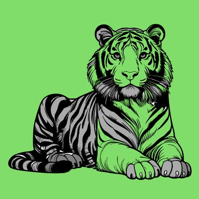 realistic tiger