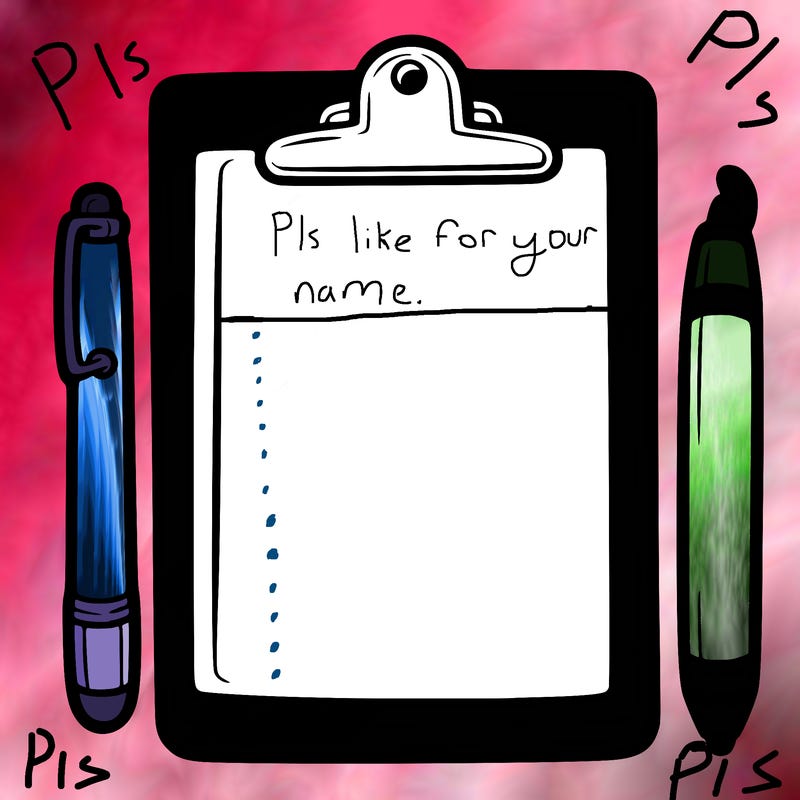 blank clip board with pen