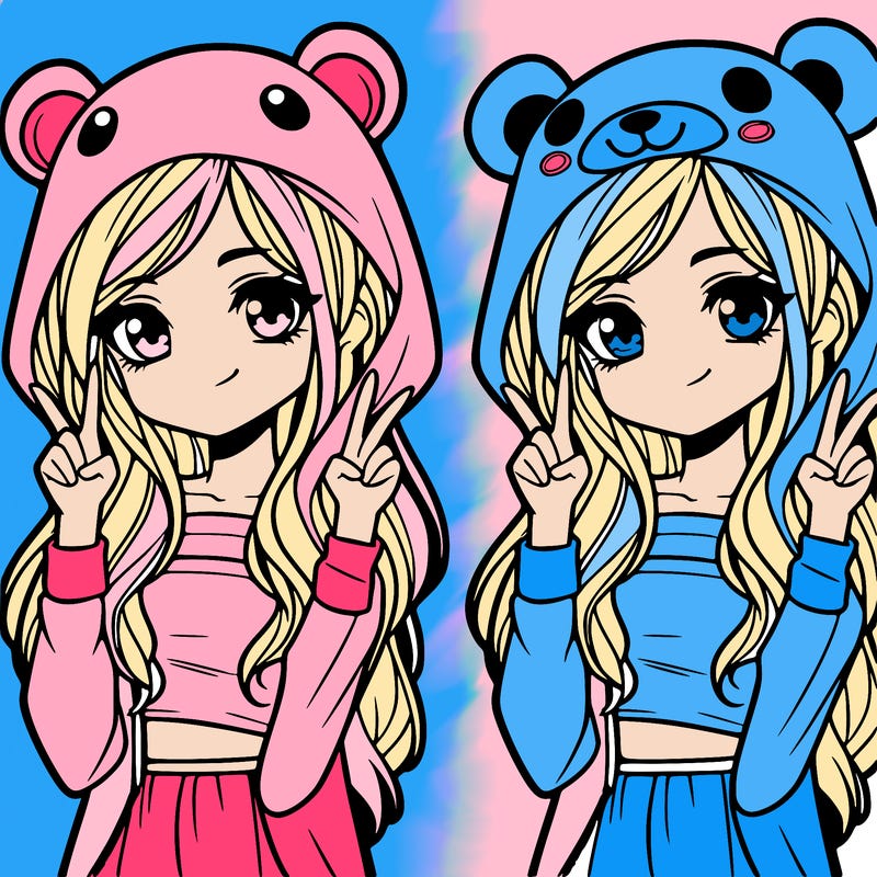 teen girl in animal costume