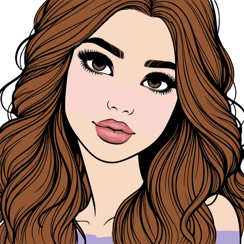 beautiful realistic girl