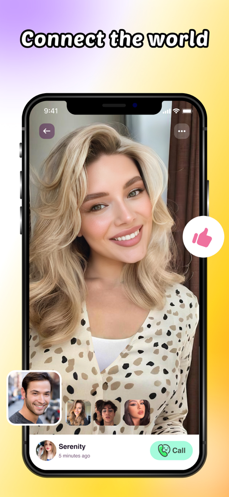 Velvet - Video Chat, Makeup - Velvet app interface showing a video call with a beauty enthusiast and other users