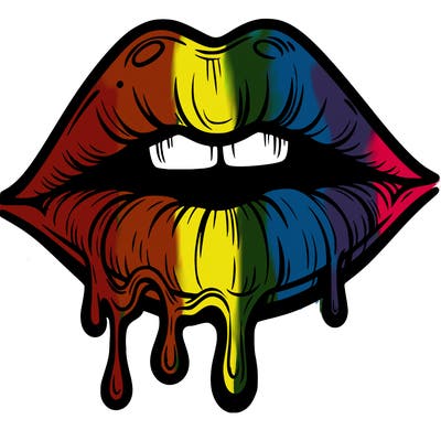 lips that look realistic and drip