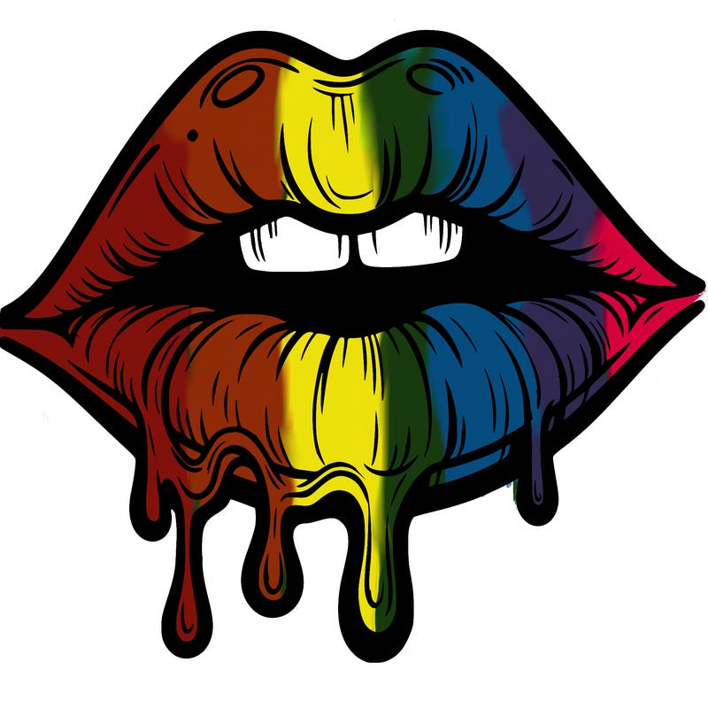 lips that look realistic and drip