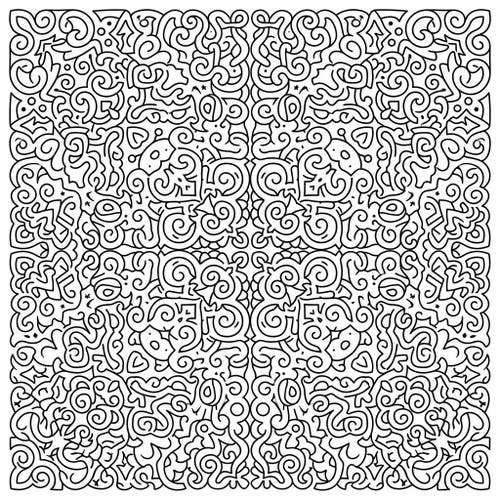 Abstract Form Grid Patterns