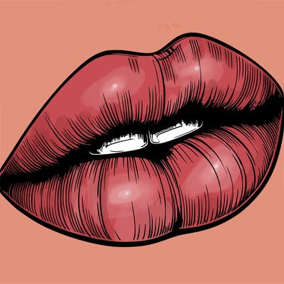 realistic lips