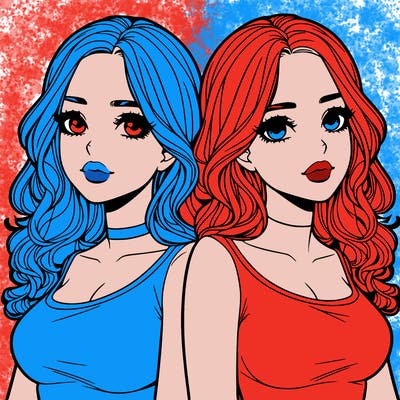 realistic twin sisters