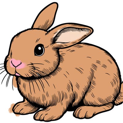 realistic bunny