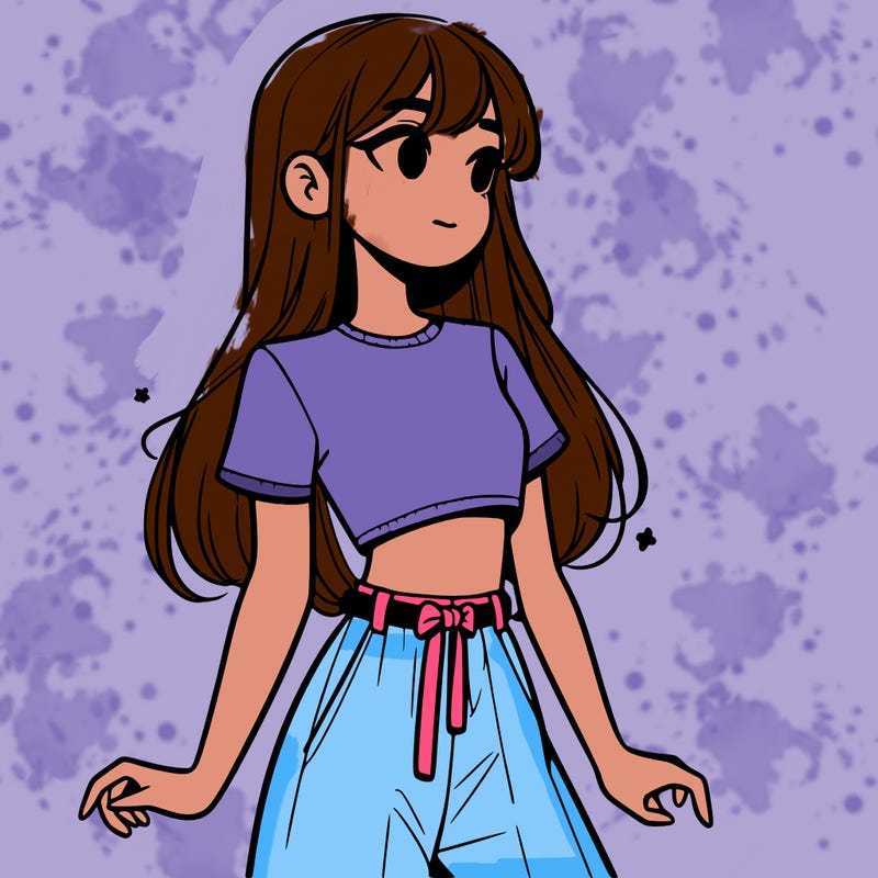 girl in a cute crop top