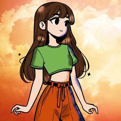 girl in a cute crop top