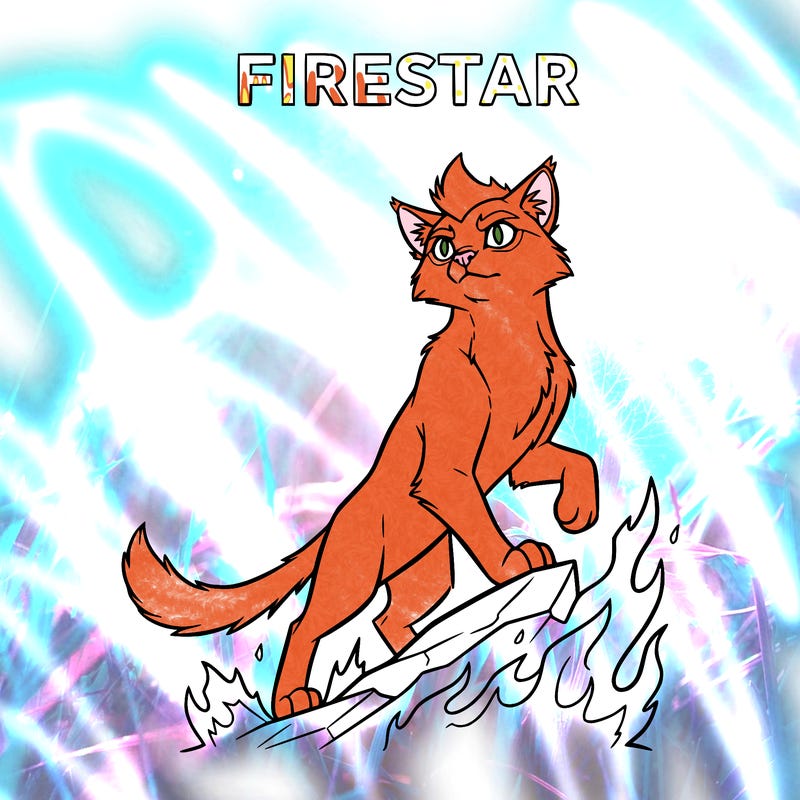 firestar from warrior cats!