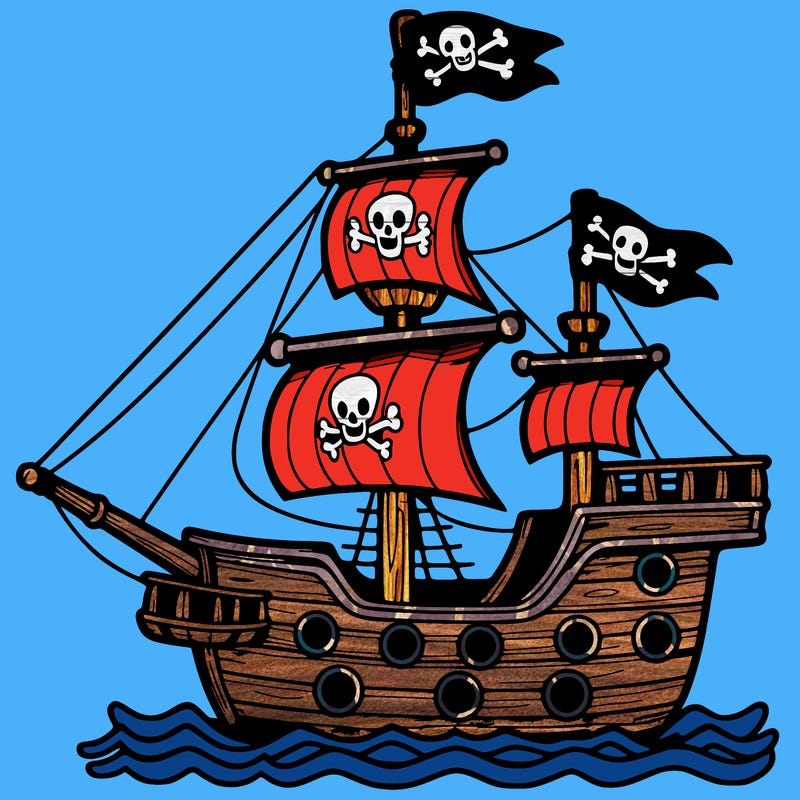 a pirate ship