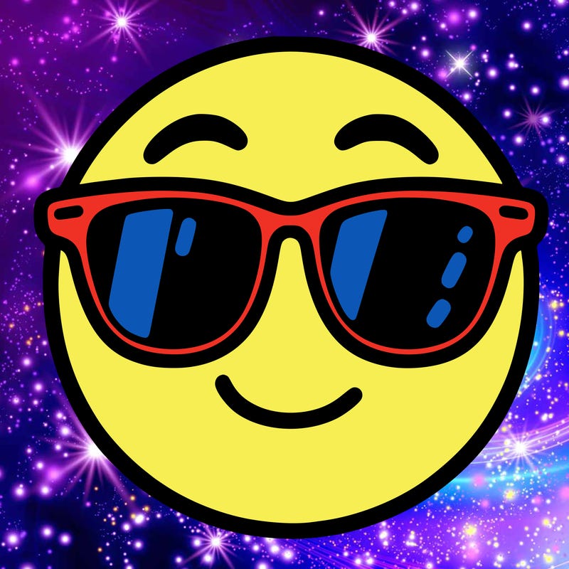 emoji with sunglasses